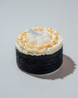 Black sesame seinyu cake